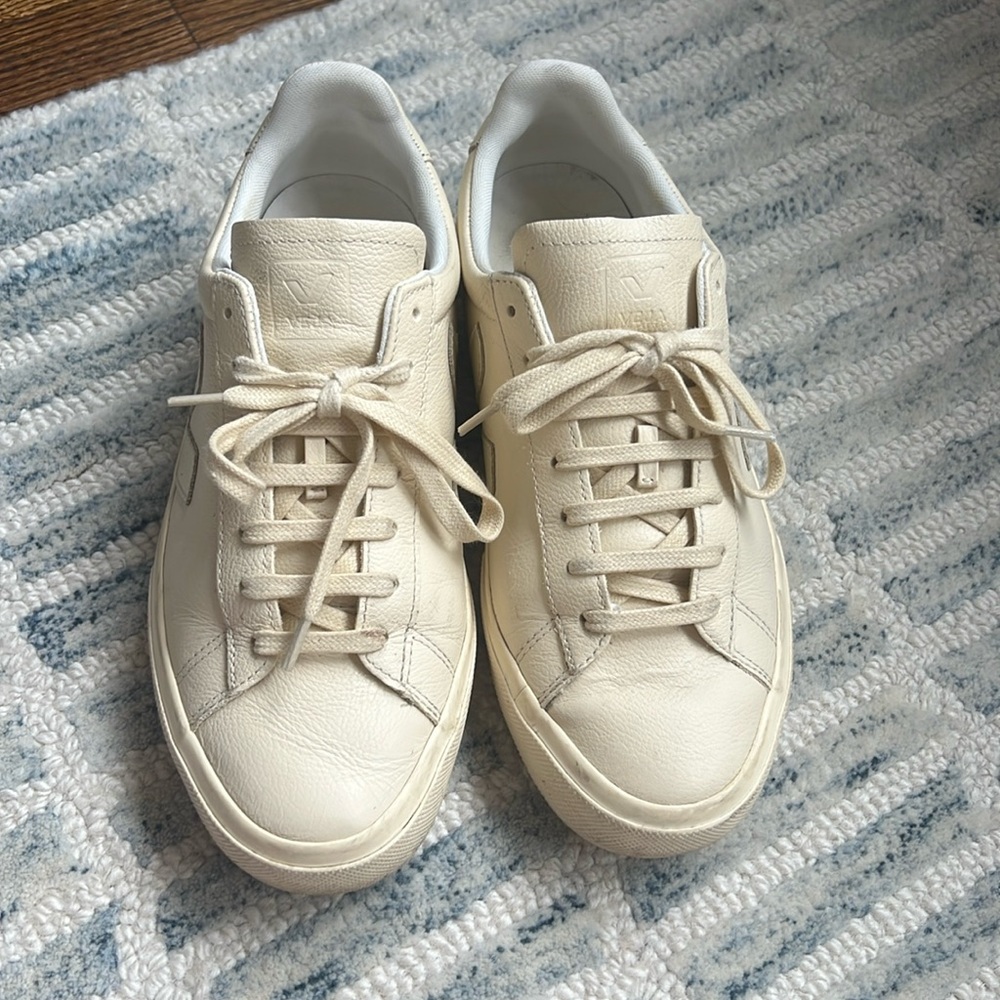 Veja x Mansur Gavriel Leather Sneakers